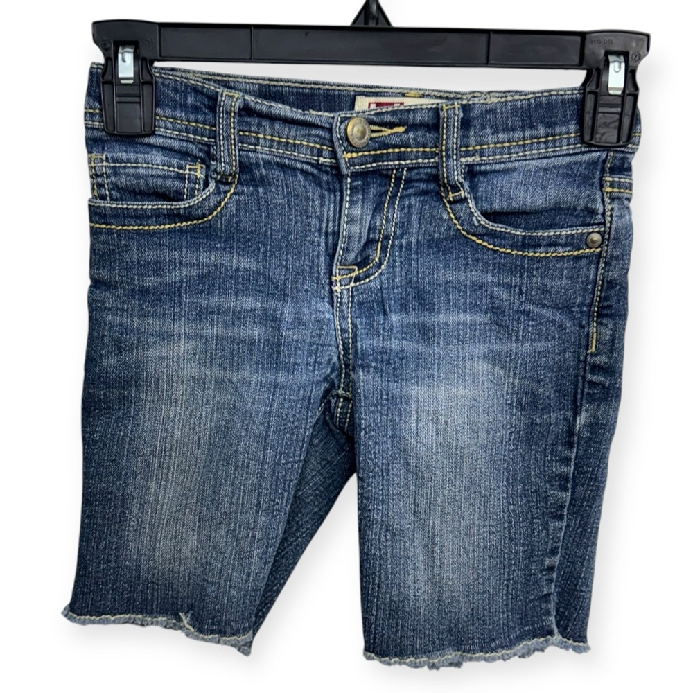 LEI Blue Denim Shorts Distressed‎ Cut-Offs